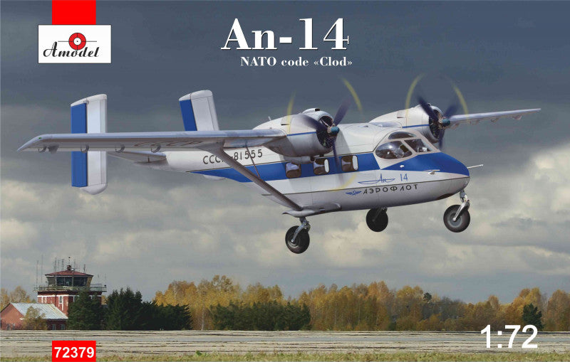 A-Model 72379 1:72 Antonov An-14 NATO code 'Clod' Civil