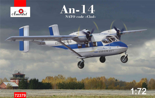 A-Model 72379 1:72 Antonov An-14 NATO code 'Clod' Civil