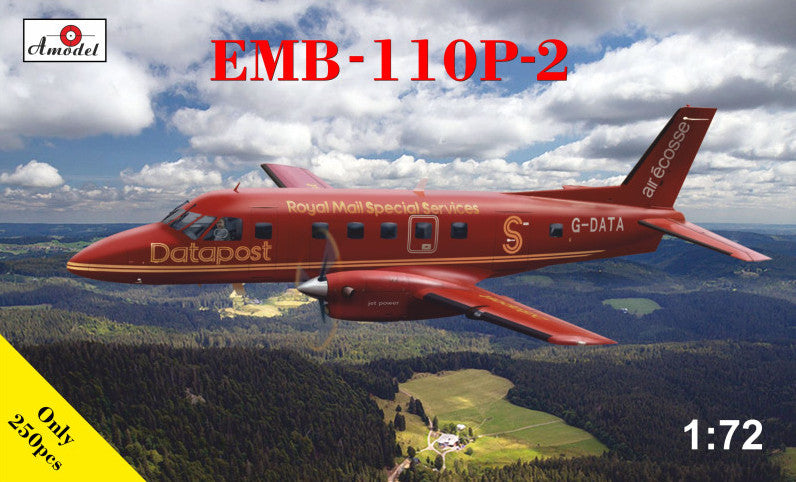 A-Model 72387 1:72 Embraer EMB-110P-2 Bandeirante DATAPOST Royal Mail Special Services