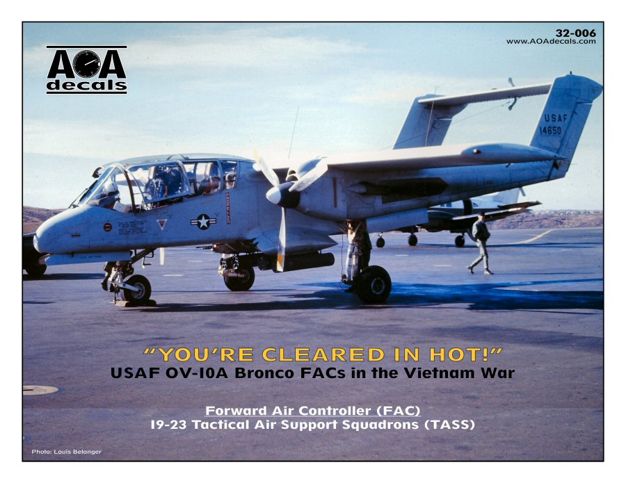 AOA Decals 32-006 1:32 OV-10A Broncos (USAF Vietnam War)