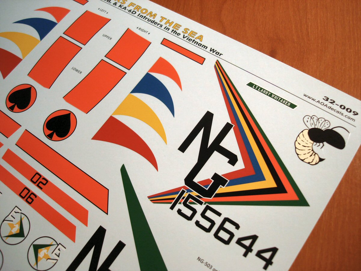 AOA Decals 32-009 1:32 INTRUDERS FROM THE SEA USN/USMC