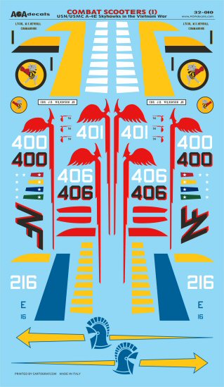AOA Decals 32-010 1:32 Combat Scooters