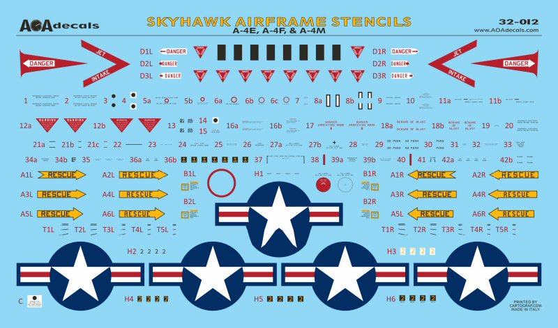 AOA Decals 32-010 1:32 Combat Scooters