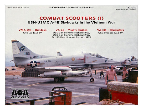 AOA Decals 32-010 1:32 Combat Scooters