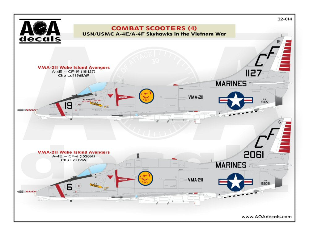 AOA Decals 32-014 1:32 Combat Scooters