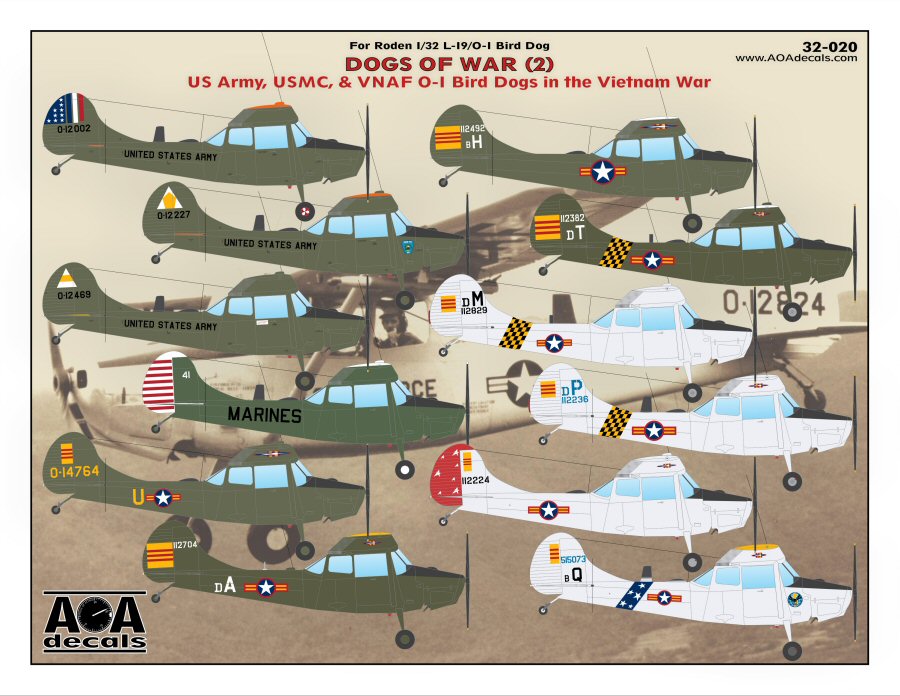 AOA Decals 32-020 1:32 Dogs of War