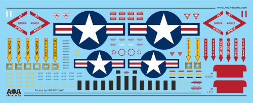 AOA Decals 32-029 1:32 VMA(AW)-533 HAWKS