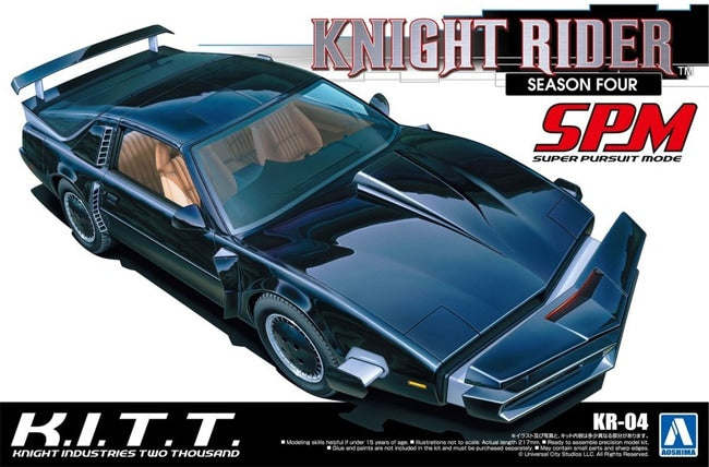 Aoshima 06378 1:24 Knight Rider Knight 2000 K.I.T.T Season IV - Super Pursuit Mode