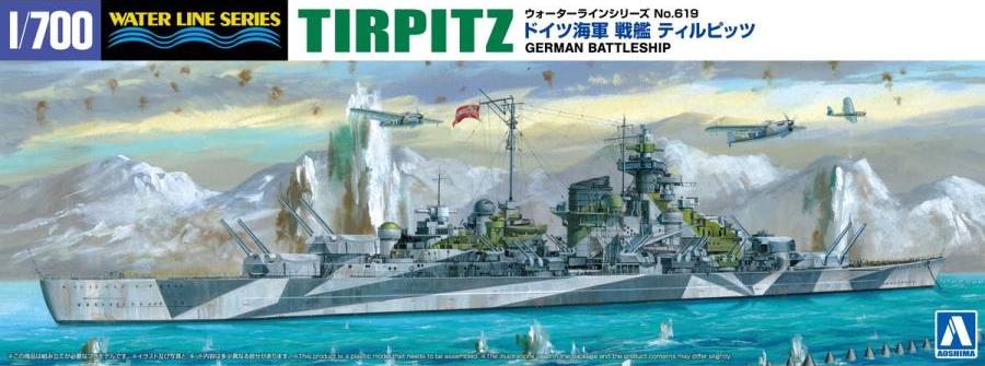 Aoshima 06749 1:700 Tirpitz