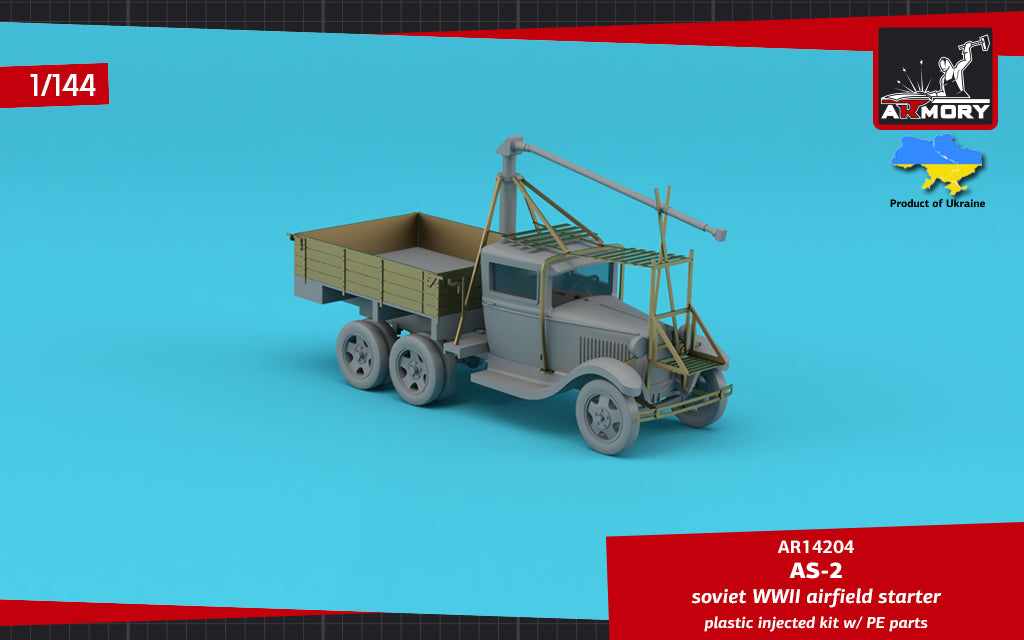 Armory 14204 1:144 GAZ-AAA Soviet WWII cargo truck with etched parts