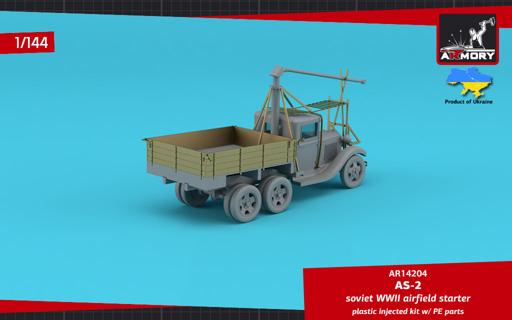 Armory 14204 1:144 GAZ-AAA Soviet WWII cargo truck with etched parts