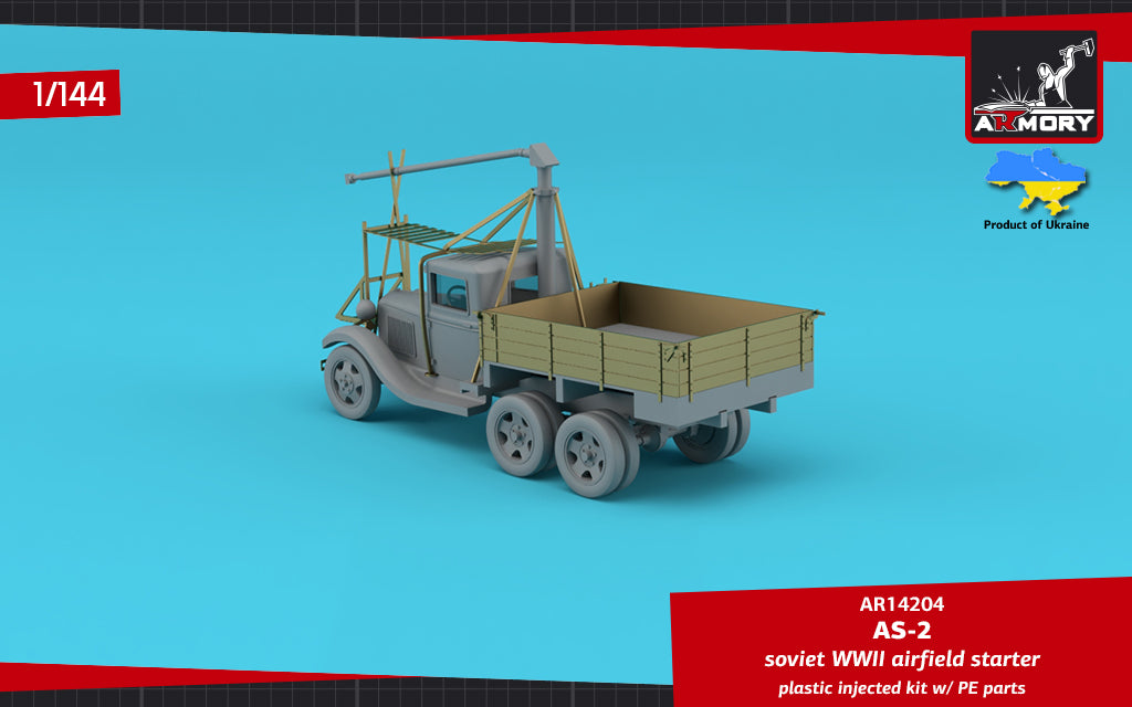 Armory 14204 1:144 GAZ-AAA Soviet WWII cargo truck with etched parts