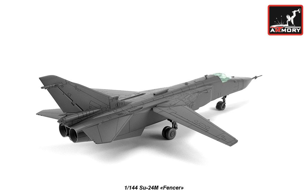 Armory 14702 1:144 Sukhoi Su-24M 'Fencer' in ex-USSR countries service: USSR, Ukraine, Belarus'