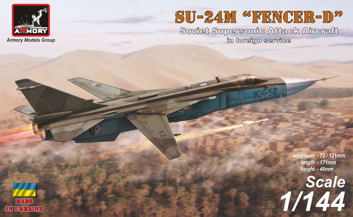 Armory 14703 1:144 Sukhoi Su-24M 'Fencer' in foreign service: Algeria, Iran, Iraq, Lybia, Syria