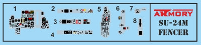 Armory 14703 1:144 Sukhoi Su-24M 'Fencer' in foreign service: Algeria, Iran, Iraq, Lybia, Syria