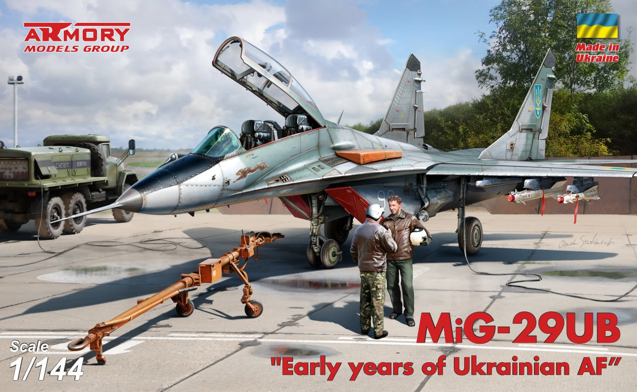 Armory AR14711 1:144 MiG-29UB Fulcrum B 9-51 'Early years of Ukrainian AF', set #3 Pt.3