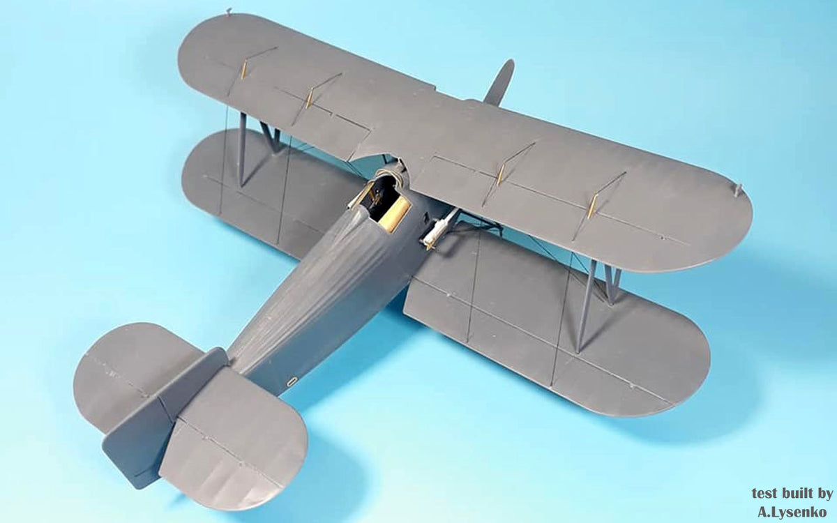 Armory 48001 1:48 Fairey Flycatcher early version. British mid-war Fleet Air Arm Fighter.