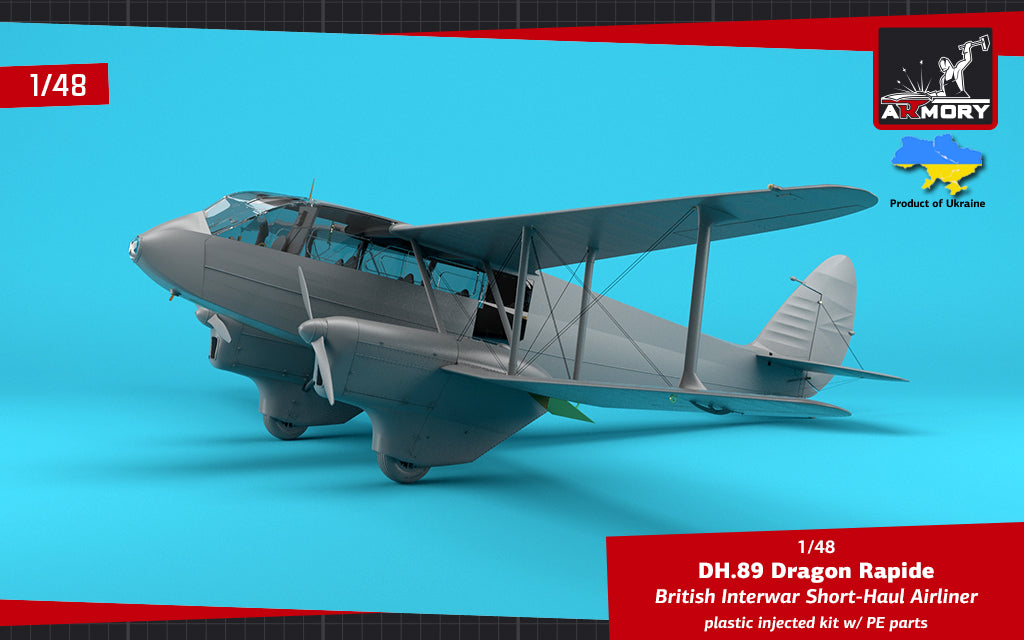Armory 48005 1:48 de Havilland DH.89A Dragon Rapide