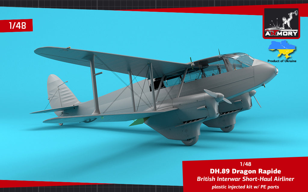 Armory 48005 1:48 de Havilland DH.89A Dragon Rapide