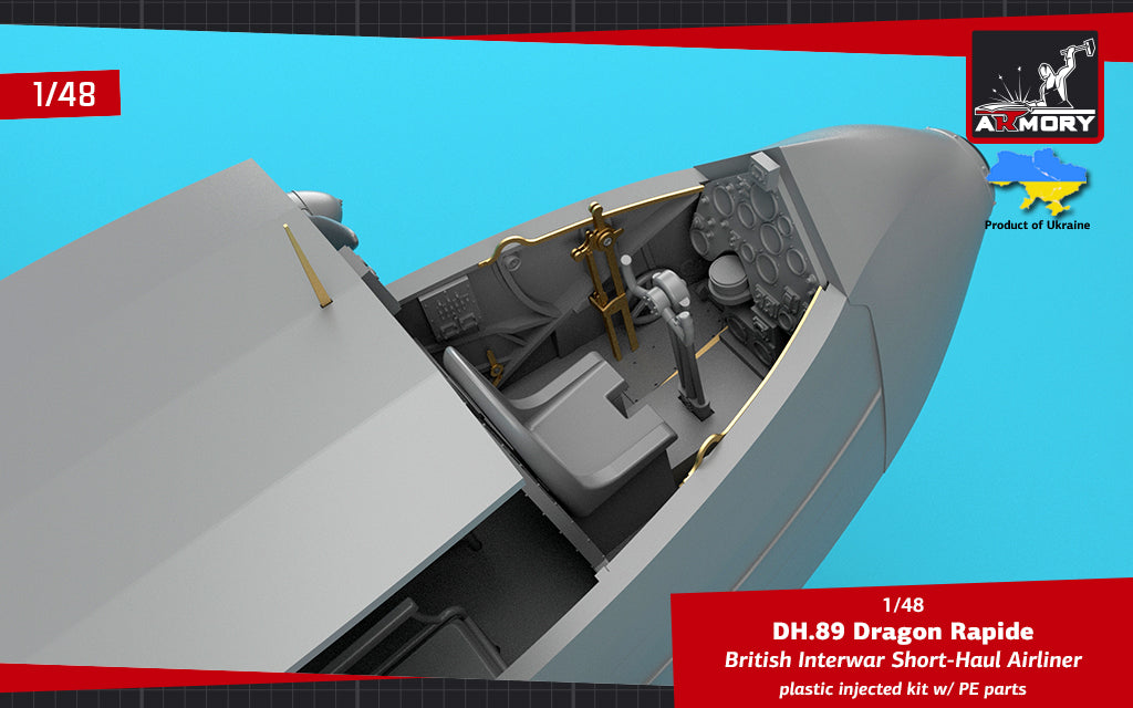 Armory 48005 1:48 de Havilland DH.89A Dragon Rapide