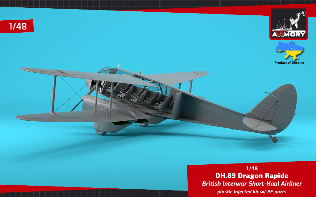 Armory 48005 1:48 de Havilland DH.89A Dragon Rapide