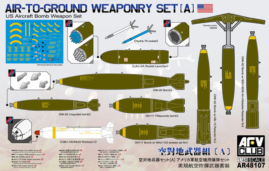 AFV Club AR48107 1:48 US Air-to-Ground Weaponry Set [A]