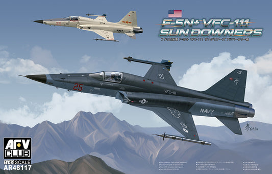 AFV Club AR48117 1:48 Northrop F-5N+ Tiger II VFC-111 Sundowners Fighter Aircraft