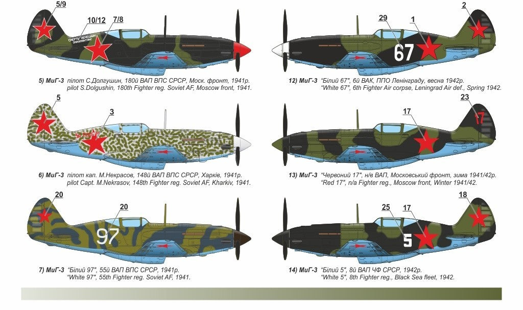 Armory AR72011 1:72 Mikoyan MiG-3 late production version 'Bloody 1941'