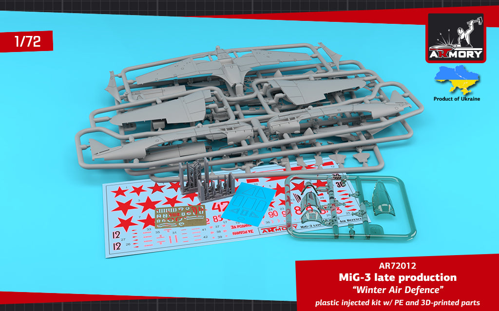 Armory AR72012 1:72 Mikoyan MiG-3 late production - 'Winter Air Defence'