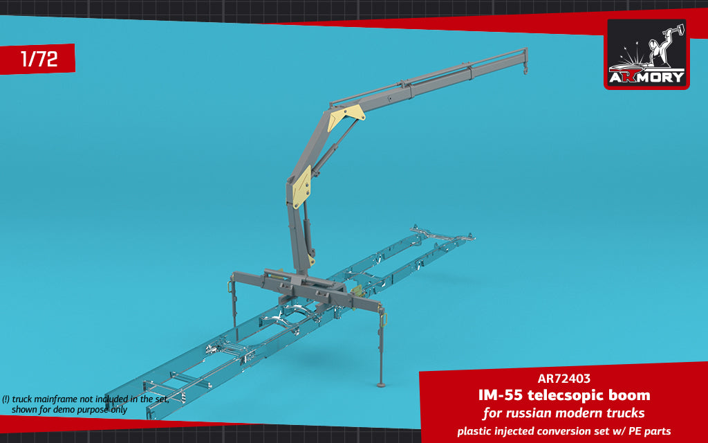 Armory 72403 1:72 IM-55 telecsopic boom, for russian modern trucks