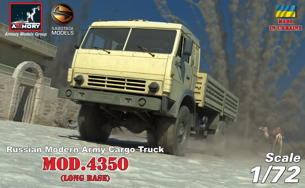 Armory 72406 1:72 Russian Modern 4x4 Military Cargo Truck mod.4350