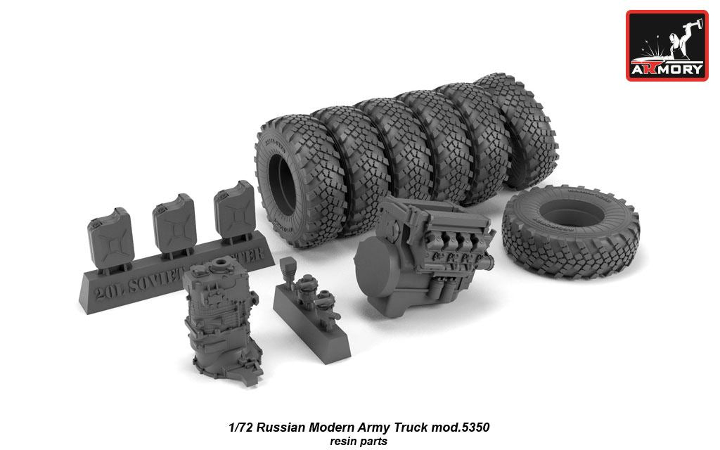 Armory 72407 1:72 Russian 6x6 Military Cargo Truck mod.5350