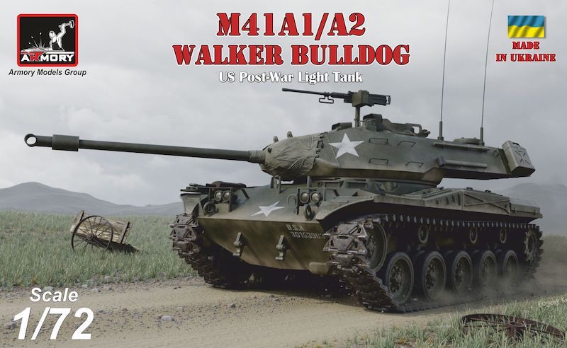 Armory AR72412 1:72 M41A1/A2 Walker Bulldog U.S. post-war Light tank