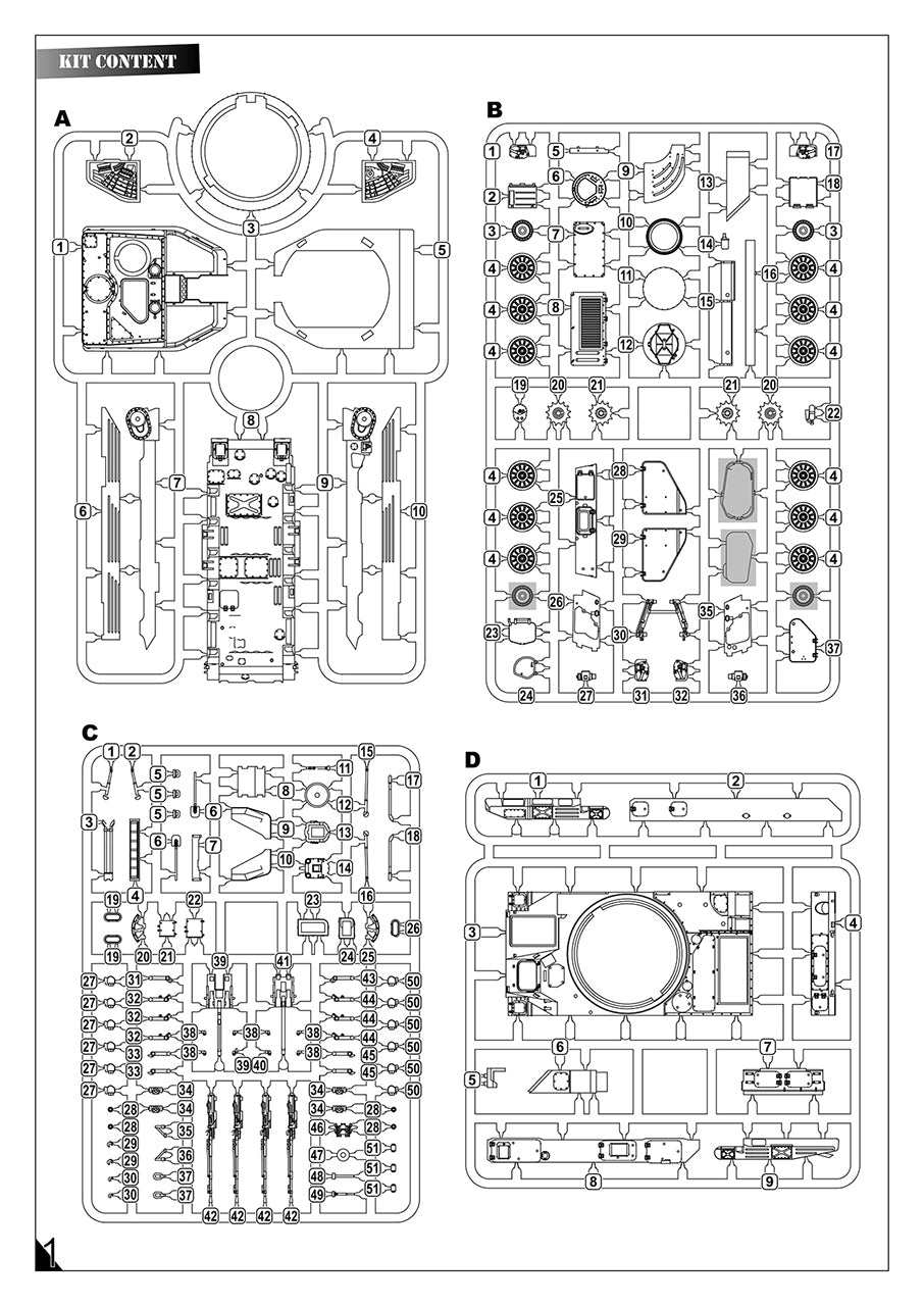 Armory 72443 1:72 ZSU-23-4V1 'Shilka' mod.1970, Soviet AA SPG plastic injected kit with PE parts