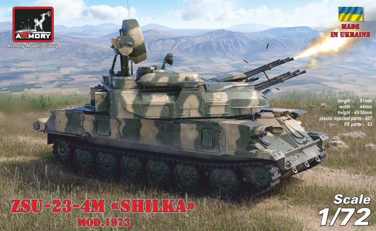 Armory AR72444 1:72 ZSU-23-4M/M3/M2 'Shilka', Soviet AA SPG