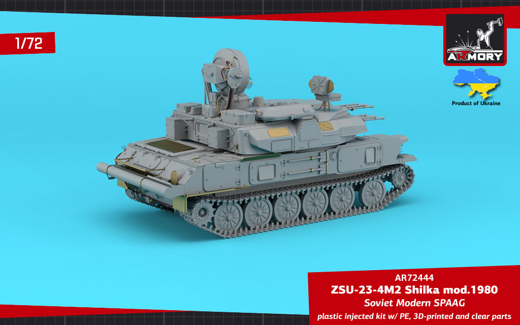 Armory AR72444 1:72 ZSU-23-4M/M3/M2 'Shilka', Soviet AA SPG