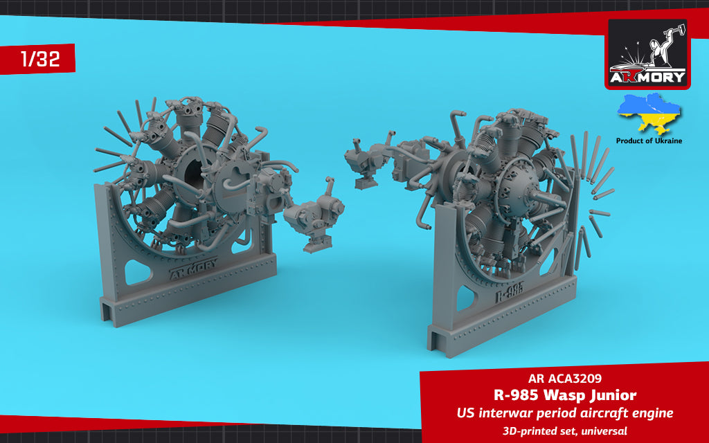 Armory ACA3209 1:32 R-985 Wasp Junior aircraft engine