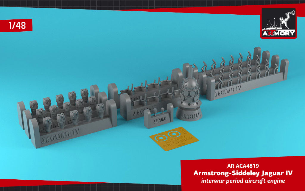 Armory ACA4819 1:48 'Jaguar'-IV aircraft engine