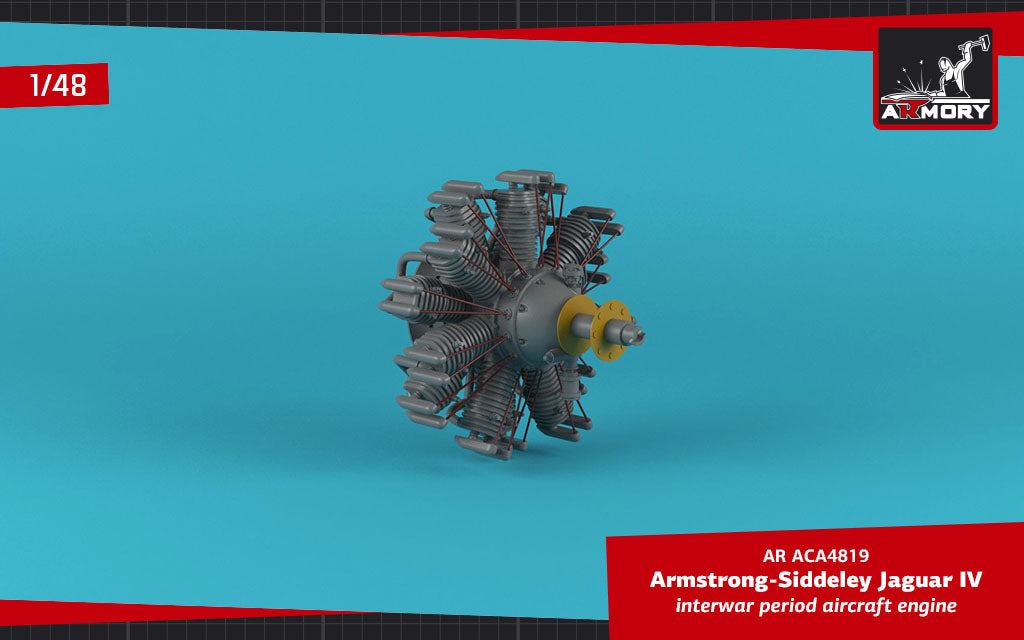 Armory ACA4819 1:48 'Jaguar'-IV aircraft engine