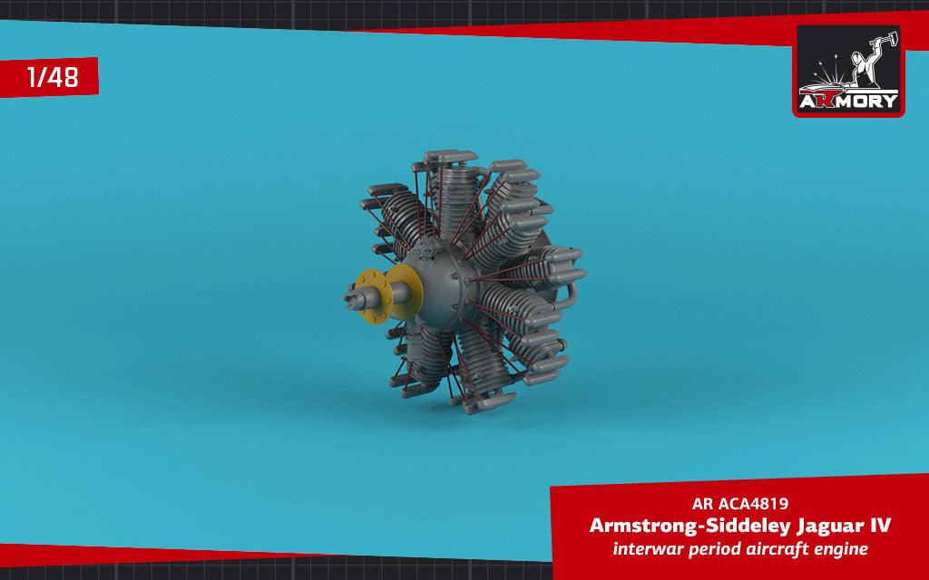 Armory ACA4819 1:48 'Jaguar'-IV aircraft engine