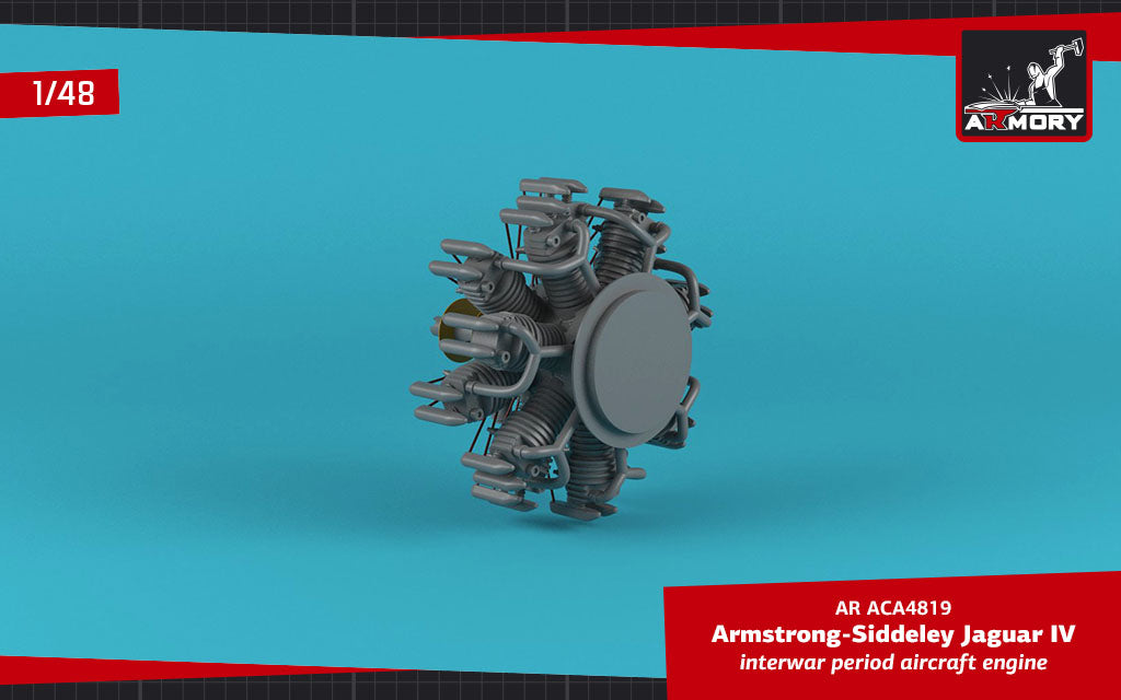 Armory ACA4819 1:48 'Jaguar'-IV aircraft engine