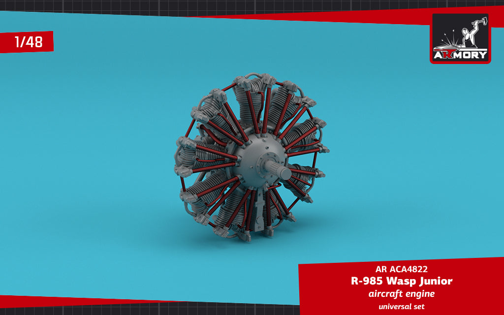 Armory ACA4822 1:48 R-985 Wasp Junior aircraft engine
