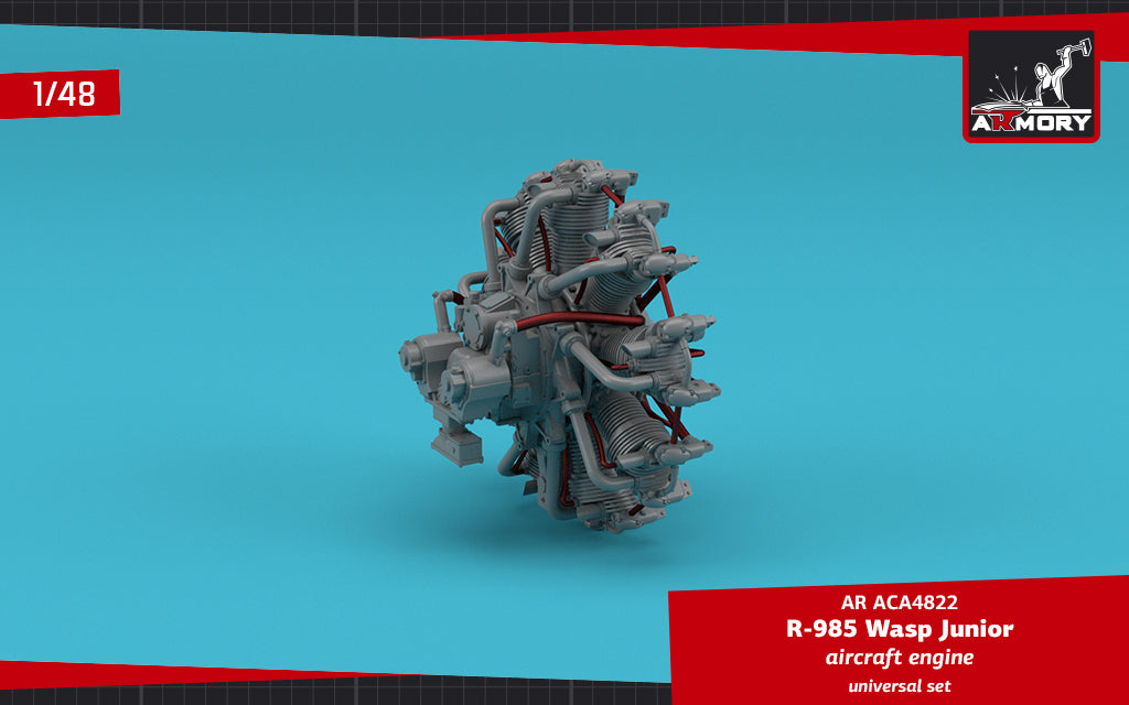 Armory ACA4822 1:48 R-985 Wasp Junior aircraft engine