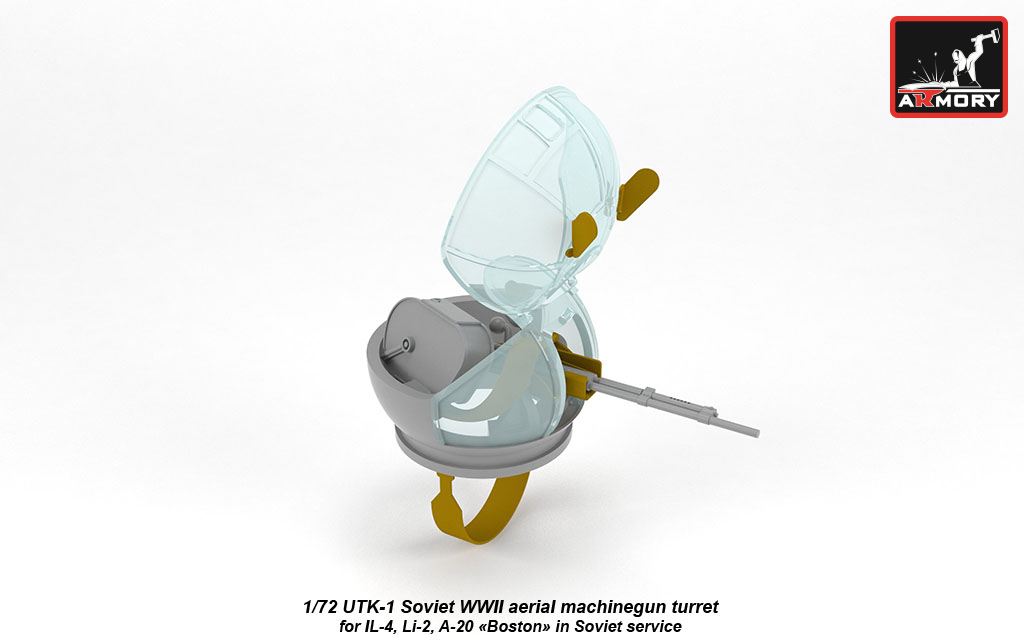Armory ACA7272 1:72 UTK-1 Soviet WWII machine gun turret
