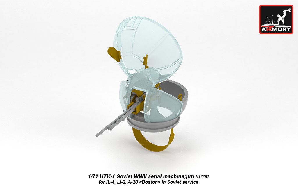 Armory ACA7272 1:72 UTK-1 Soviet WWII machine gun turret