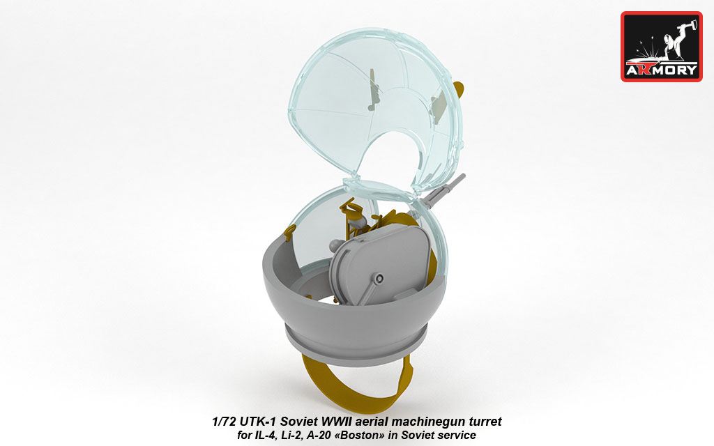 Armory ACA7272 1:72 UTK-1 Soviet WWII machine gun turret
