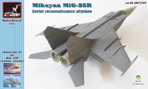 Armory AM72103 1:72 Mikoyan MiG-25R reconnaisance plane - conversion set