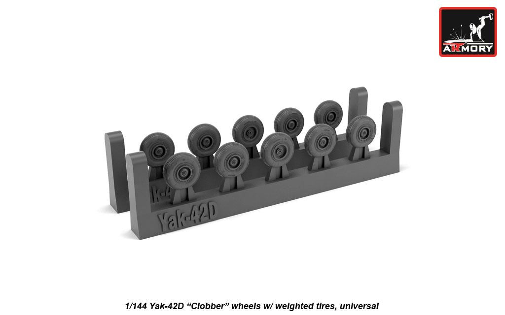 Armory AW14010 1:144 Yakovlev Yak-42D wheels