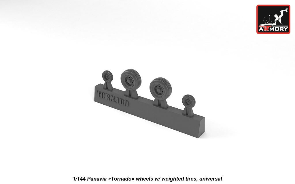 Armory AW14501 1:144 Panavia Tornado ECR/GR.1/GR.4 wheels, weighted