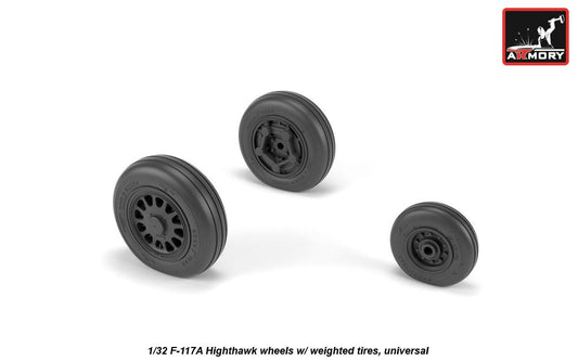 Armory AW32305 1:32 Lockheed F-117A Nighthawk wheels